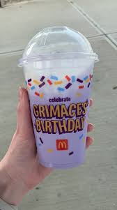 what does mcdonald s grimace milkshake