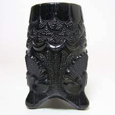 Victorian Black Milk Glass Vase