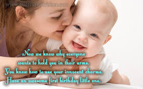 Beautiful quotes from mother to son on his birthday. Baby 1st Birthday Quotes Quotesgram