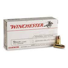 Winchester USA Range Pack Ammunition 9mm Luger 115 Grain Full Metal Jacket