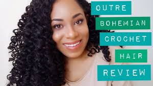 **recorded on my macbook, excuse the low quality** quick crochet braid tutorial using freetress bohemian braid hair. Outre Bohemian Curl Crochet Hair Review Comparison To Freetress Go Go Curl Lia Lavon Youtube