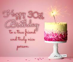 wish someone a happy 30th birthday