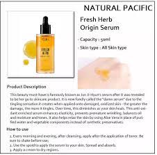 I have combination skin and tend to get extra oily on my nose. Nacific Natural Pacific Fresh Herb Origin Serum 50ml Lazada Indonesia