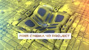 abstract extrude free cinema 4d scene