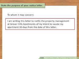How To Write A Letter Of Notice To Your Landlord 14 Steps