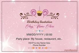 pink unicorn birthday party invitations