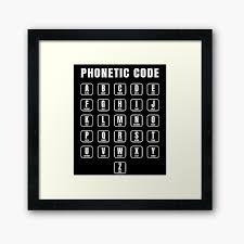 How to say the international phonetic alphabet. Phonetic Alphabet Air Traffic Controller Fuck Framed Art Print By Mikkashirts Redbubble