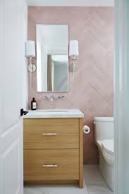 Herringbone Tile Bathroom Backsplash