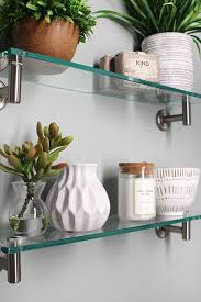 Glass Shelves Decor