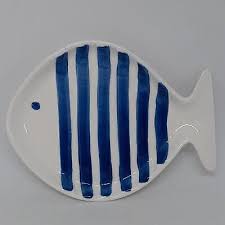 Dunelm Ceramic Fish Trinket Soap Dish