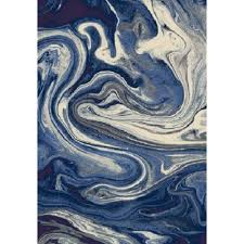 kas rugs watercolors blue palette 6 ft