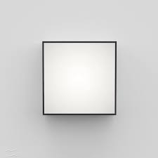 Kea 240 Square Led Light In Textured Black Ip65 3000k 12 2w