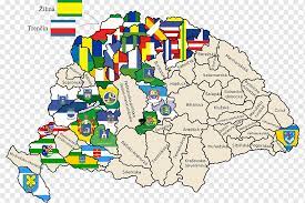 Hungary has a population of almost 10 million people (in 2015), official language is hungarian. Kingdom Of Hungary Counties Of Hungary Austria Hungary Rusyns Flag Flag World Map Png Pngwing