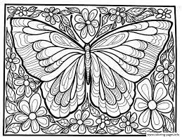 This beautiful creature is very appropriate to be a media for coloring pages because it's unique and beautiful. Butterfly Coloring Book Printable Adult Difficult Big Pages Pictures Kids Slavyanka