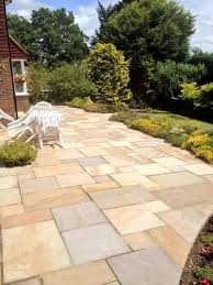 Golden Sandstone Natural Stone Patio