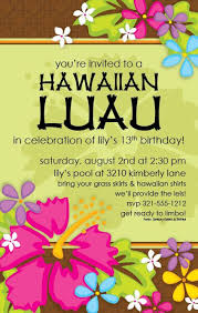 Free Hawaiian Luau Flyer Template 8degreetheme Com