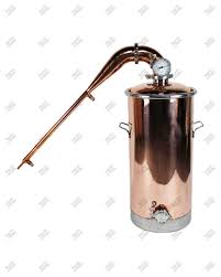 copper pot still on 50 litre copper boiler