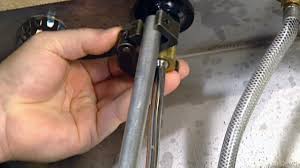 how to remove a kohler kitchen faucet