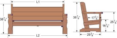 Park Bench Dimensions The Angel S