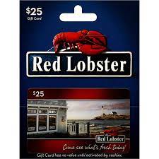 red lobster gift card 25 gift cards