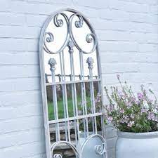 Iron Gate Arched Gate Mirror