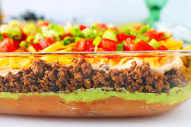 seven layer taco dip the anthony kitchen