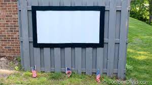 diy outdoor theater and