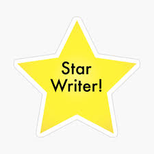 Star Writer" Poster by WriterPosts | Redbubble