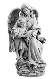 Guardian Angel With Child And Book