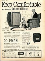 coleman automatic oil heater model
