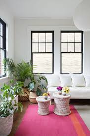 To avoid making a small living room even smaller, choose lightweight décor such as metal light fixtures and transparent curtains to go easy on the eyes. 55 Best Living Room Decorating Ideas Designs