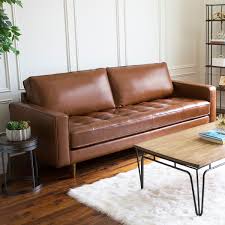 51 leather sofas to add effortless