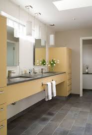 25 cheerful grey and yellow bathrooms