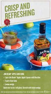 Use this recipe, but instead of soda water, use ginger ale. 8 Jim Beam Apple Ideas Jim Beam Bourbon Drinks Cocktail Drinks