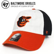 47brand Forty Seven Brand Orioles 47 Clean Up Cap Cleaning Up Cap Hat Black