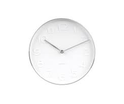 contemporary clock mr white