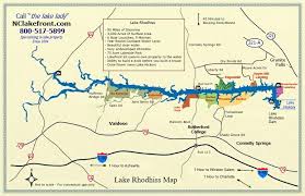 Waterside At Lake Rhodhiss Map And Information On Lake