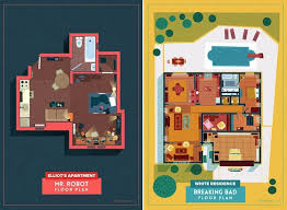 Home Floor Plans Of Famous Tv Shows