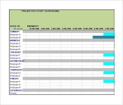 employee work schedule template 17