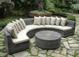 rattan curved sofas outdoor furniture