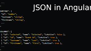 using json in angular dev community