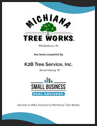 Michiana Tree Works Of Middlebury In Acquired By K2b Tree Service