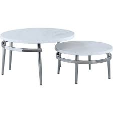 Coaster Round Nesting Coffee Table In