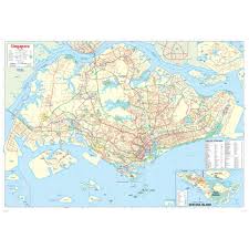 singapore wall map by hema the map