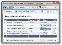 individual gridview cells in asp net