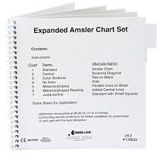 Amazon Com Amsler Grid Chart Set Expanded Health