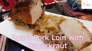 roast pork loin with sauer
