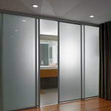 frosted glass and sandblasted glass