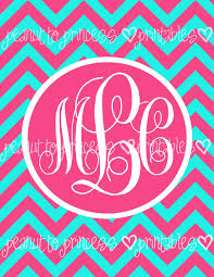 Printable Binder Cover Inserts Art With Letters Monogram