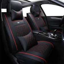 5 Seat Car Seat Cover Luxury Leather